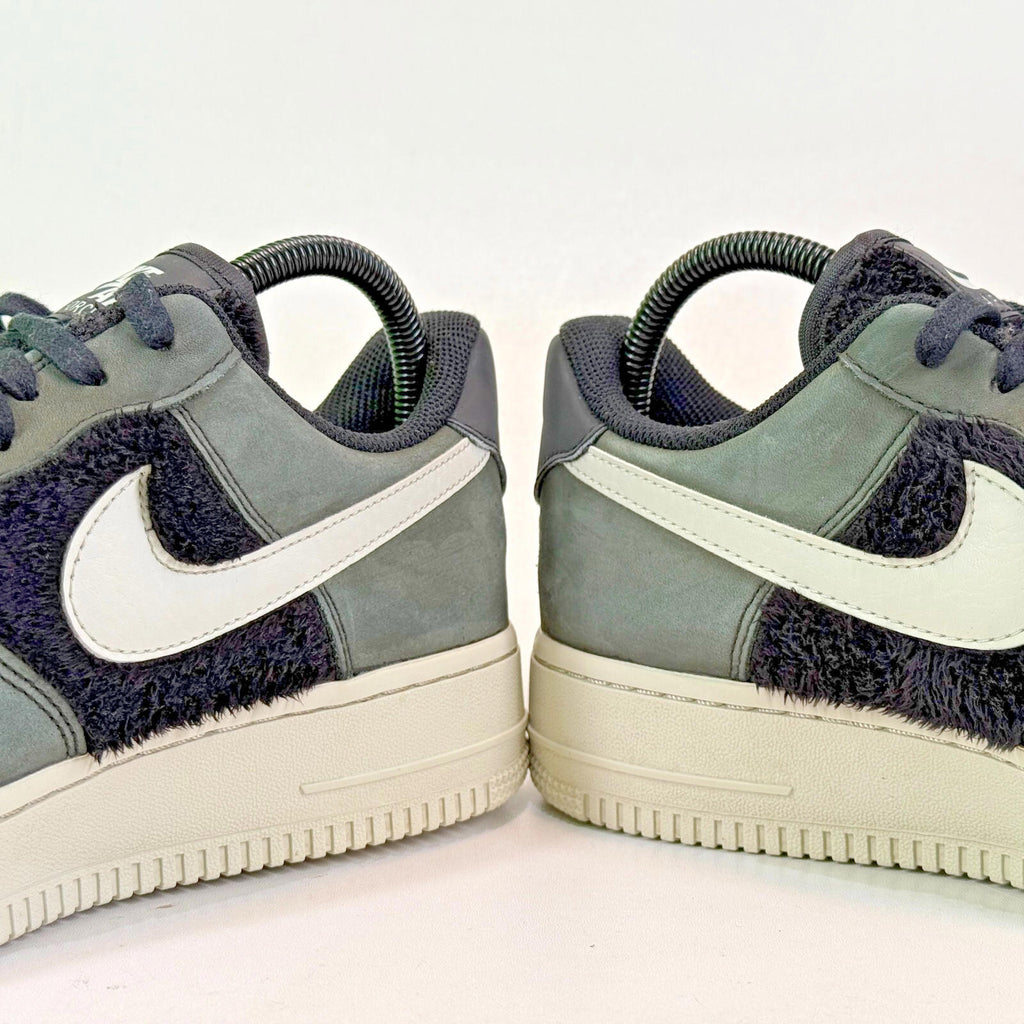 Nike Air Force 1 Low MEM 4 Grey & Black Fur/Bone - UK 6.5 EU 40.5 - DO6714-001