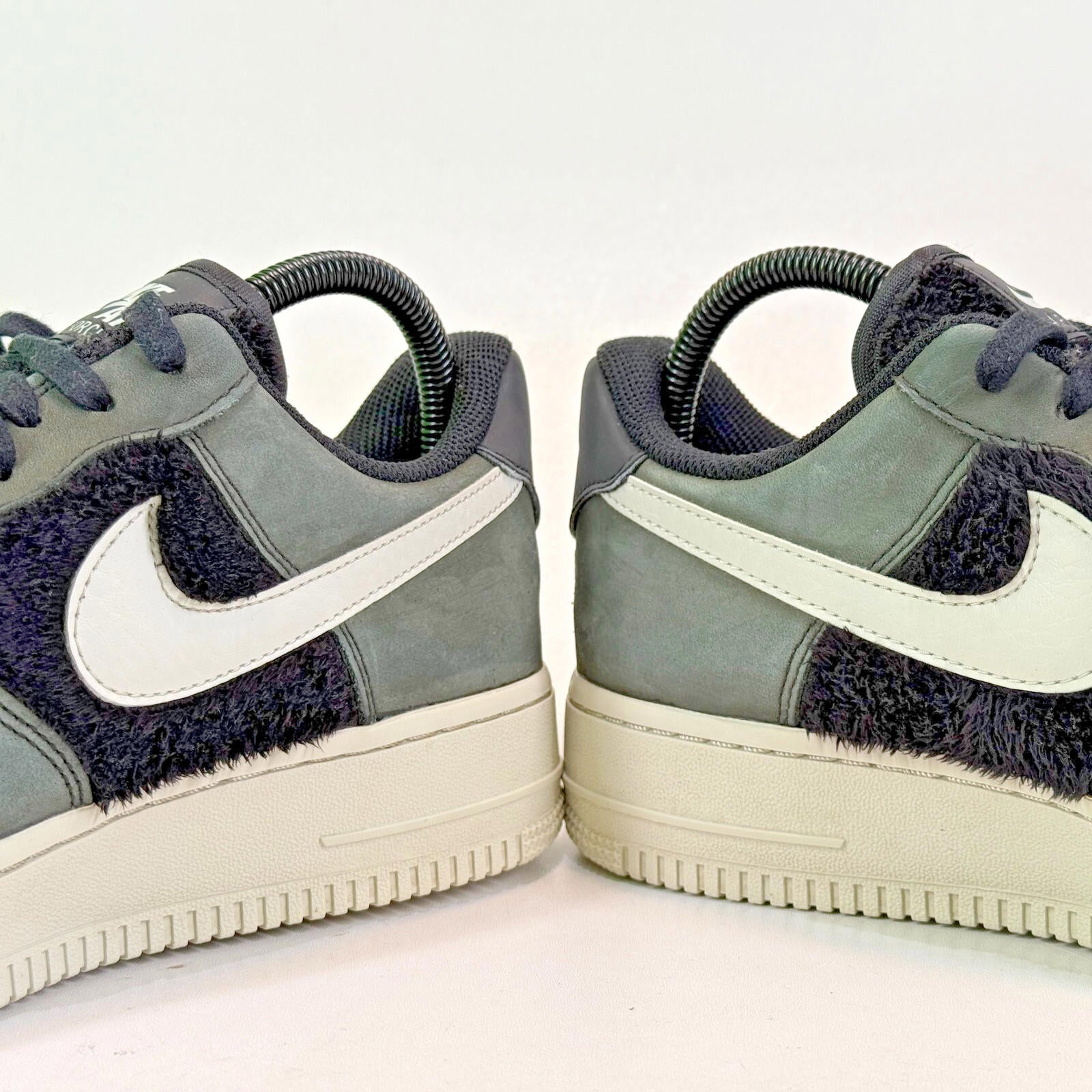 Nike Air Force 1 Low MEM 4 Grey & Black Fur/Bone - UK 6.5 EU 40.5 - DO6714-001