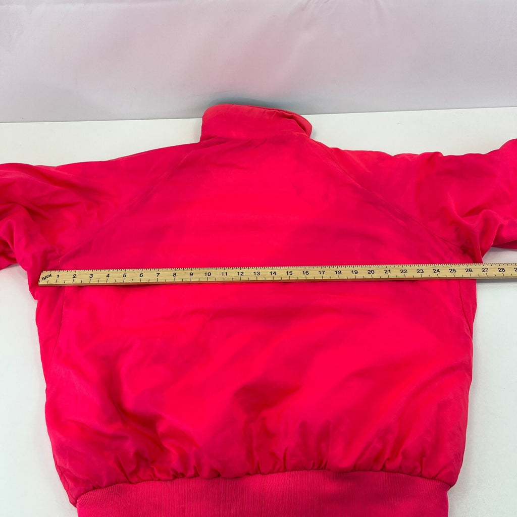 Vintage 1991 Columbia Reversible Ski/Snowboard Bomber Jacket Pink/Purple size L