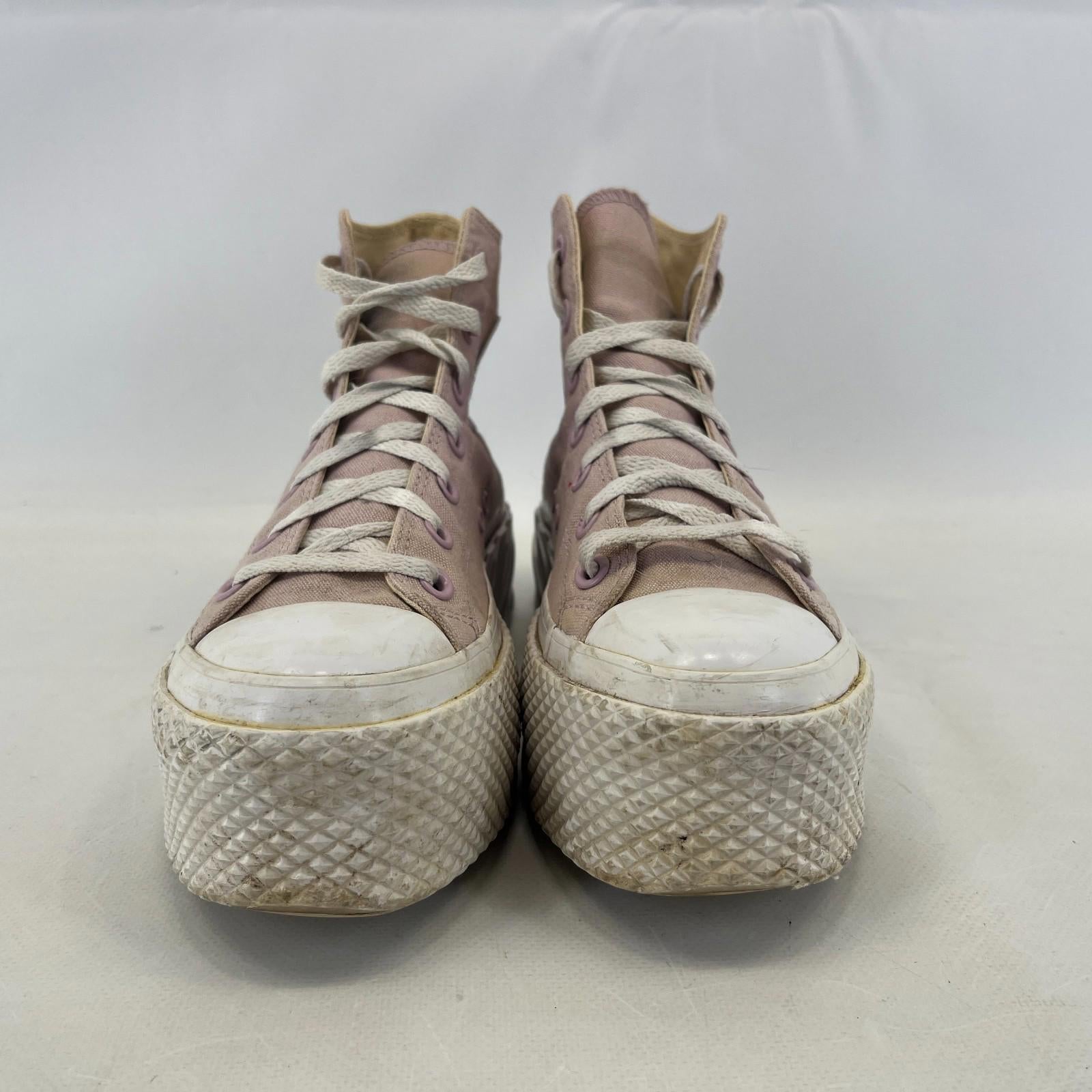 Converse Chuck Taylor Size UK 6 Dusty Pink Canvas High Top Trainers