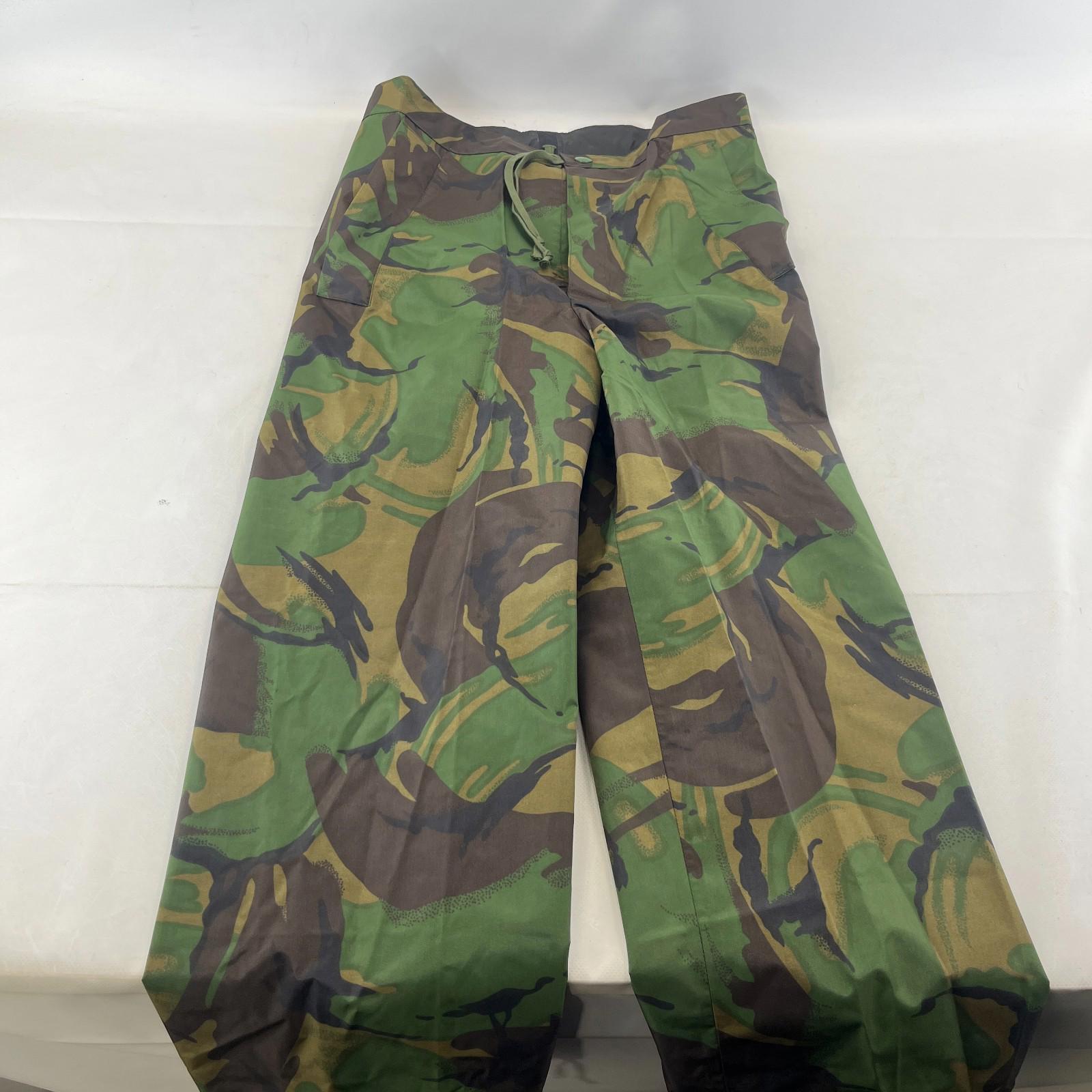 British Army DPM Woodland Gore-Tex Over Trousers Waterproof Surplus size 70/80