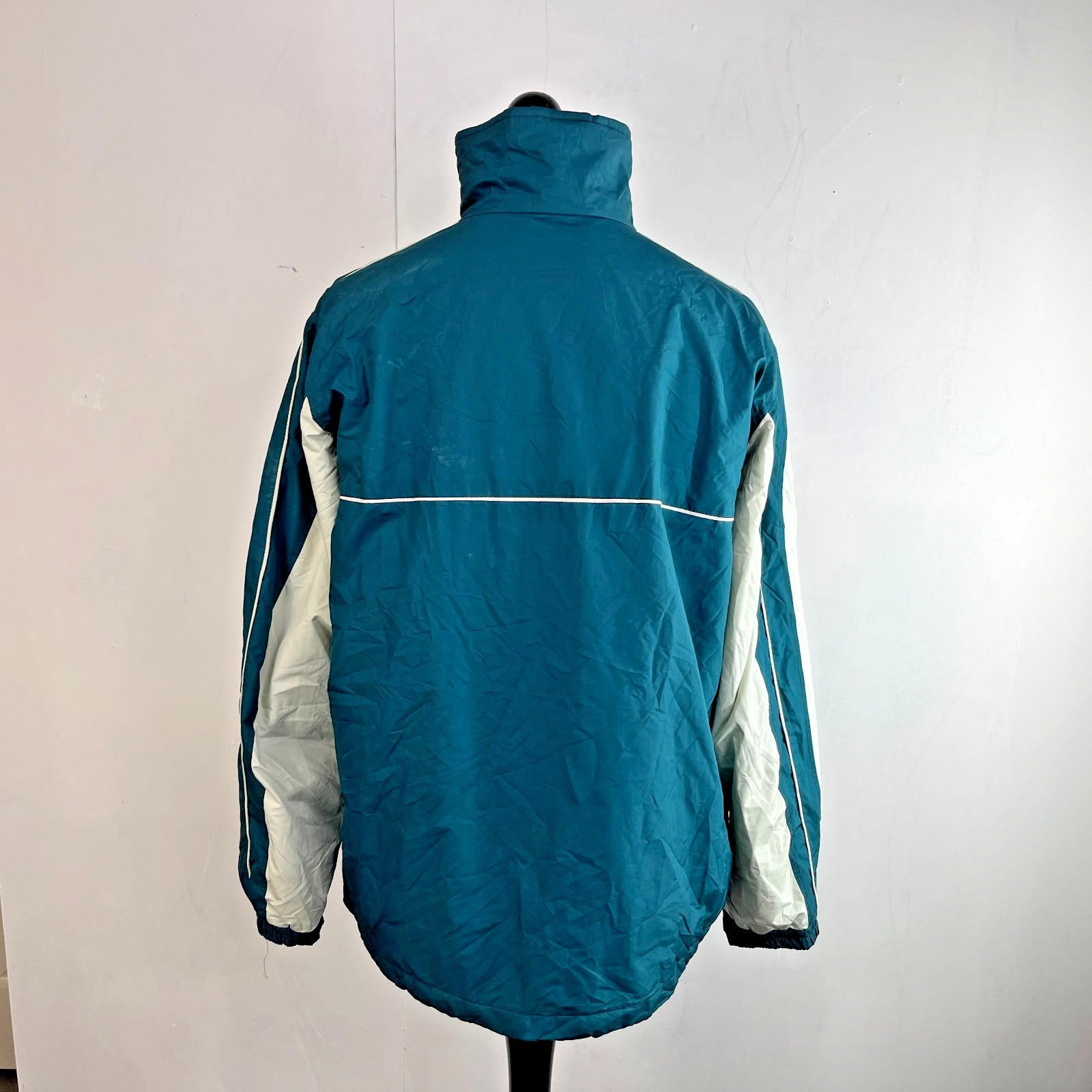 Rukka Men's Casual Jacket Teal Green Windbreaker size Large Oversized