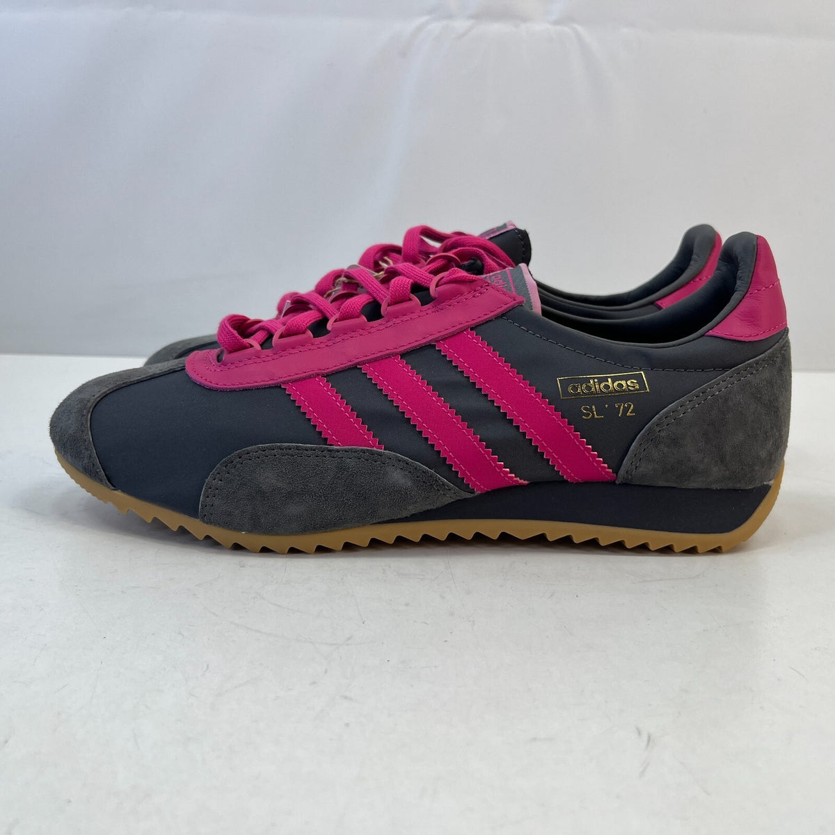Adidas SL 72 PT KI3287 Grey Pink Trainers size UK 9 EU 43 1/3 Sneakers Shoes New