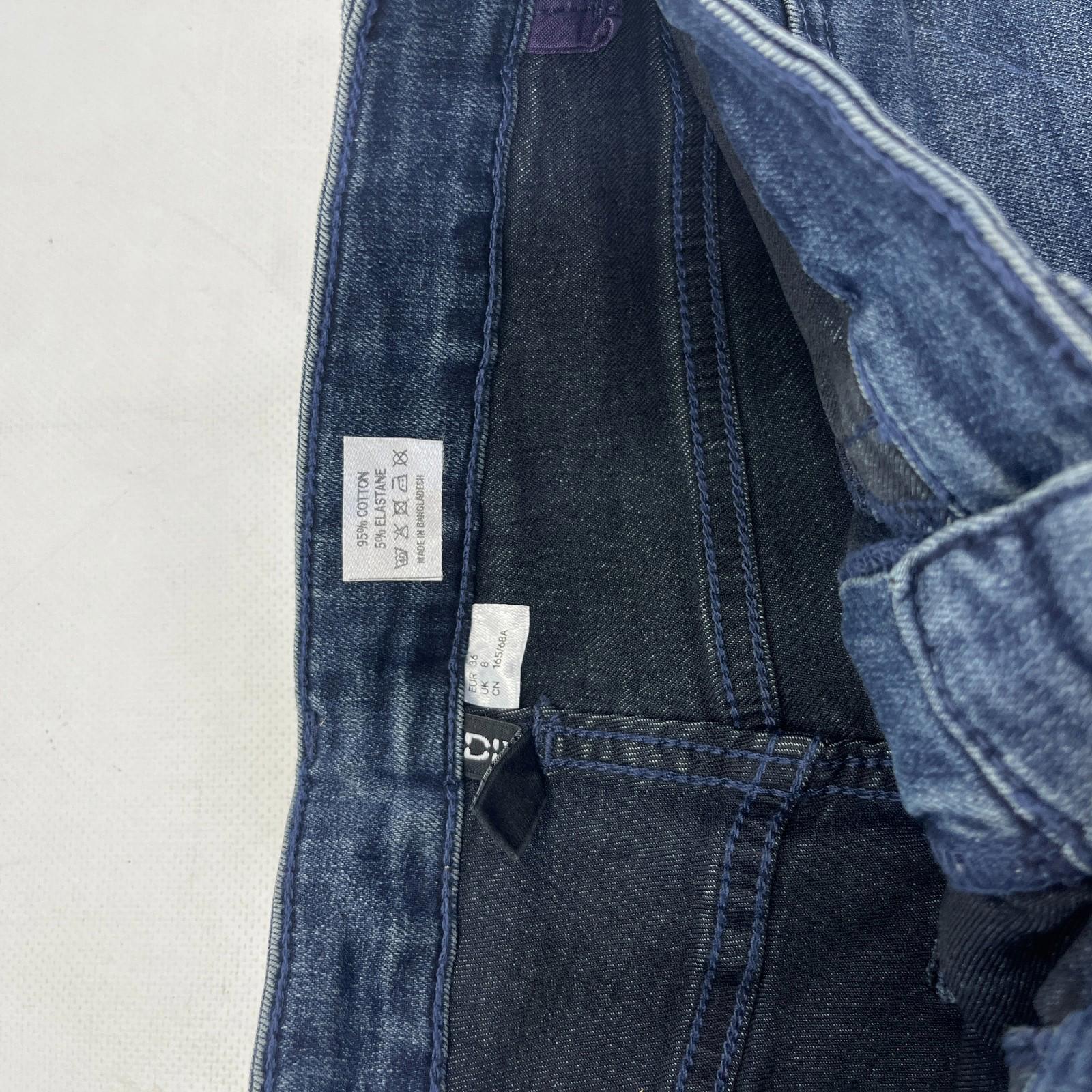 C&A Divided Mid Blue Super Skinny Jeans Women's UK size 8R - NWOT