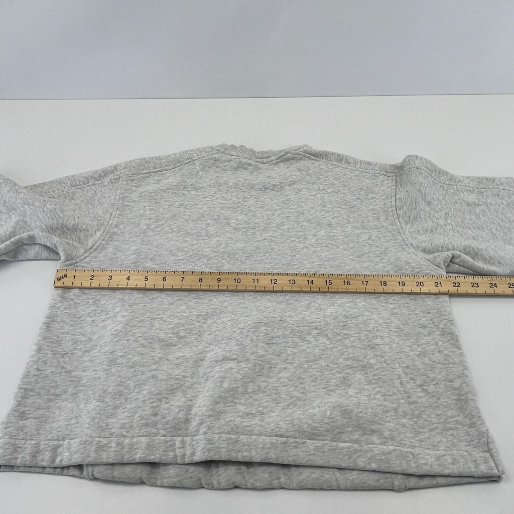 Sweaty Betty Premium Brushed Crew Neck Thick Sweatshirt Light Grey size M/12