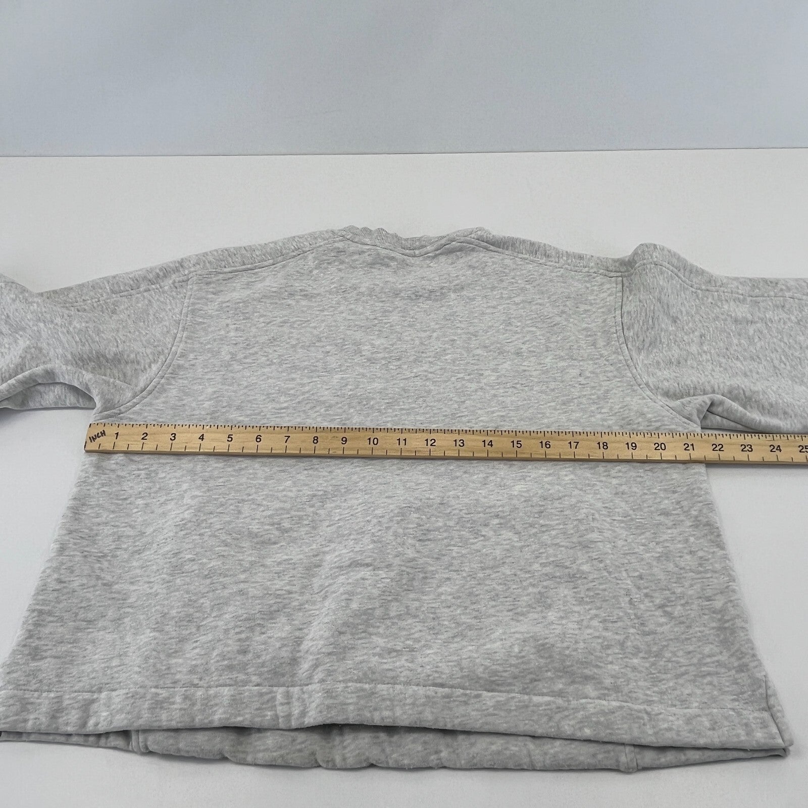 Sweaty Betty Premium Brushed Crew Neck Thick Sweatshirt Light Grey size M/12