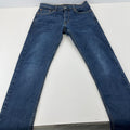 Levis 512 Slim Jeans W30" *L29" Men Blue Stretch Red Tab Zip Fly