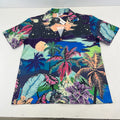 TLDE Gloomy Bear AOP Short Sleeve Shirt Beach Palms Print size M - Sh*te Shirt