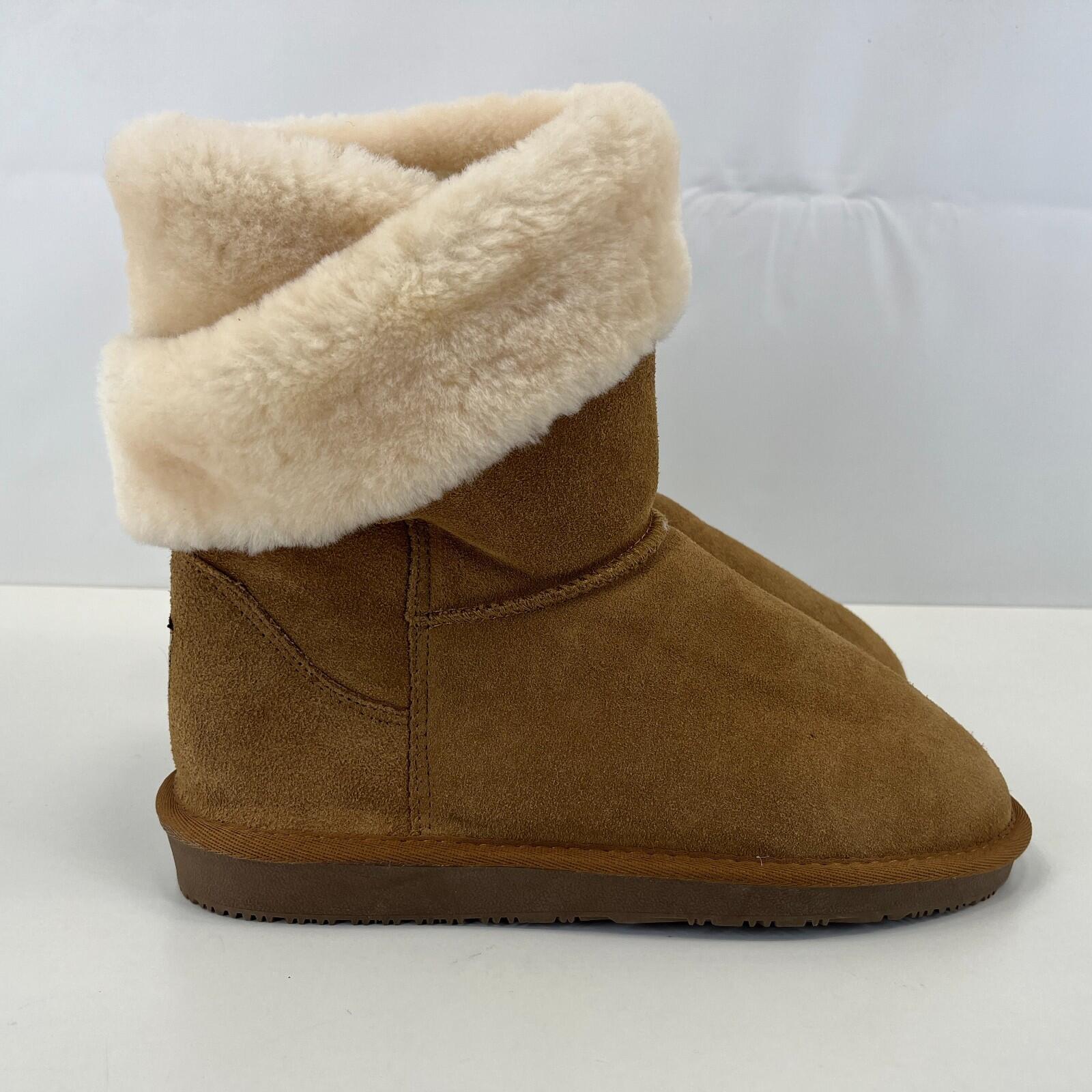Gooce Beverly Womens Suede Ankle Boots Warm Faux Fur Lined size UK 8 / EU 41