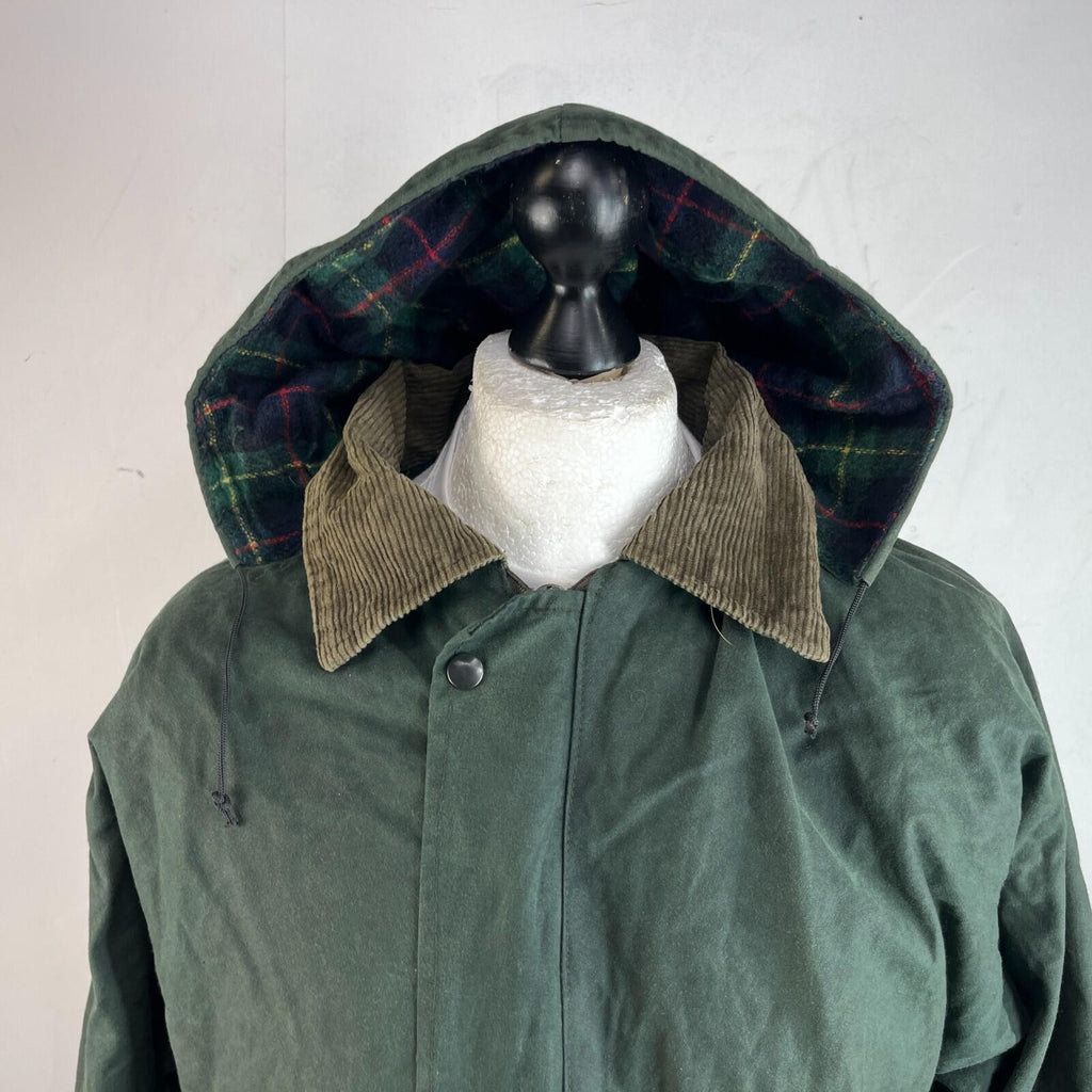 Kap Horn Outdoor Wax Jacket Men's size M Green Country Coat Made in England