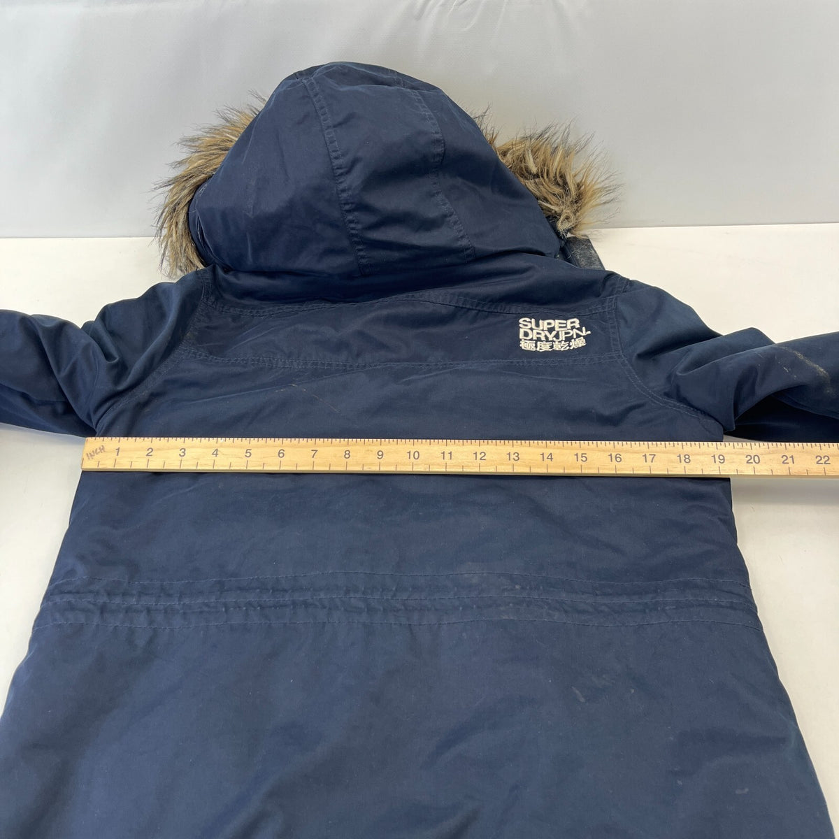 Superdry The Windcheater Sherpa Fleece Lined Jacket Black Windproof size M