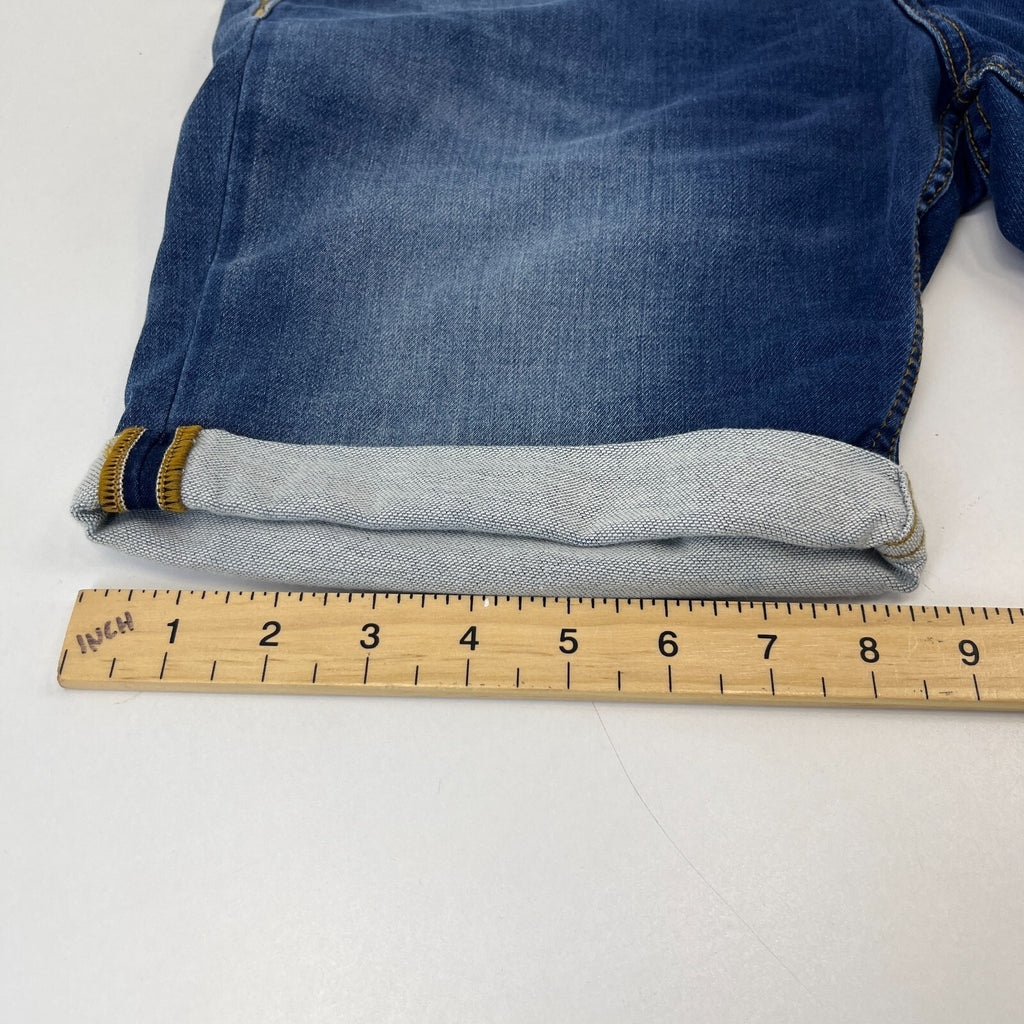Jack & Jones Men’s Blue Slim Fit Denim Shorts Turn-Up Leg size M - W32"