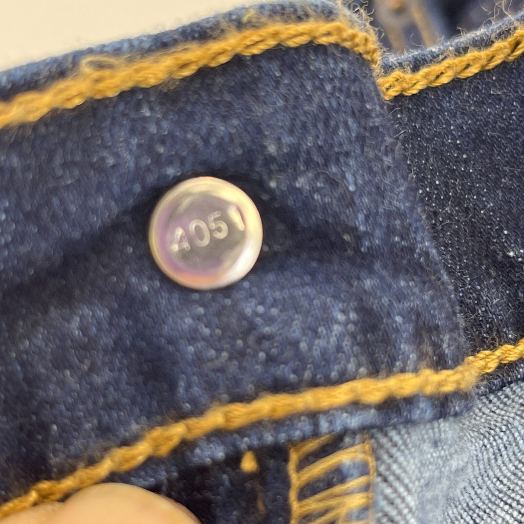 Levi Strauss & Co Levis 505 Jeans Mens Blue Denim Straight Leg W36" L34"