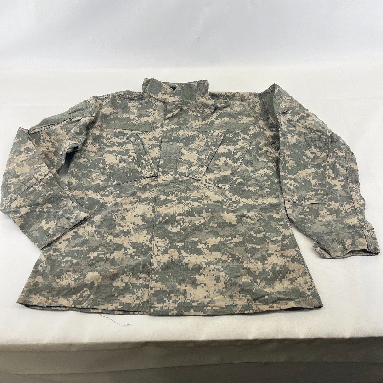 US Army Digital Camo Hot Weather Combat Jacket Ripstop US size Small-Reg - UK M
