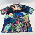 Tide Gloomy Bear AOP Short Sleeve Shirt Beach Palms Print size L - Sh*te Shirt
