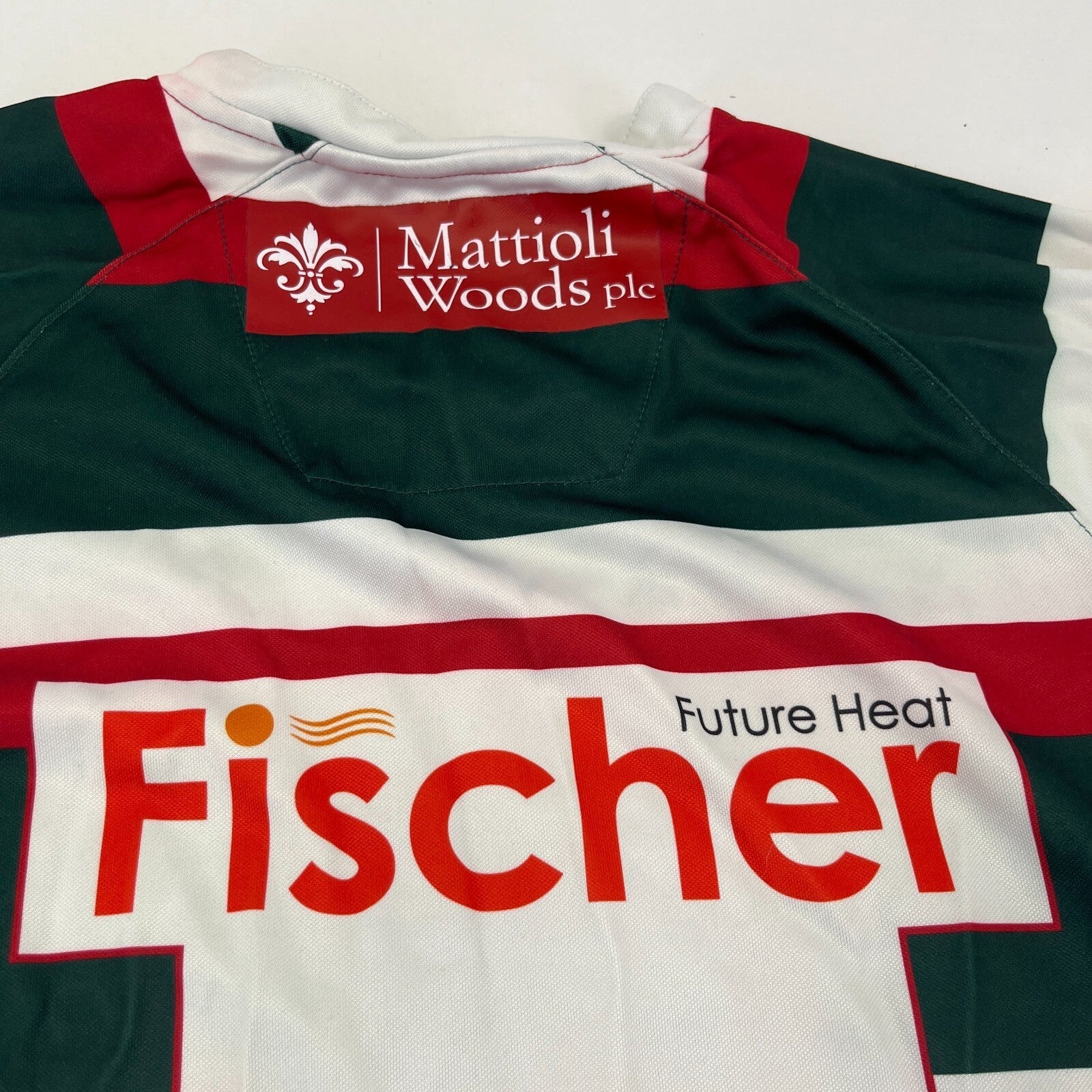 Leicester Tigers Rugby Home Shirt 2016/2017 - Kooga size S Jersey