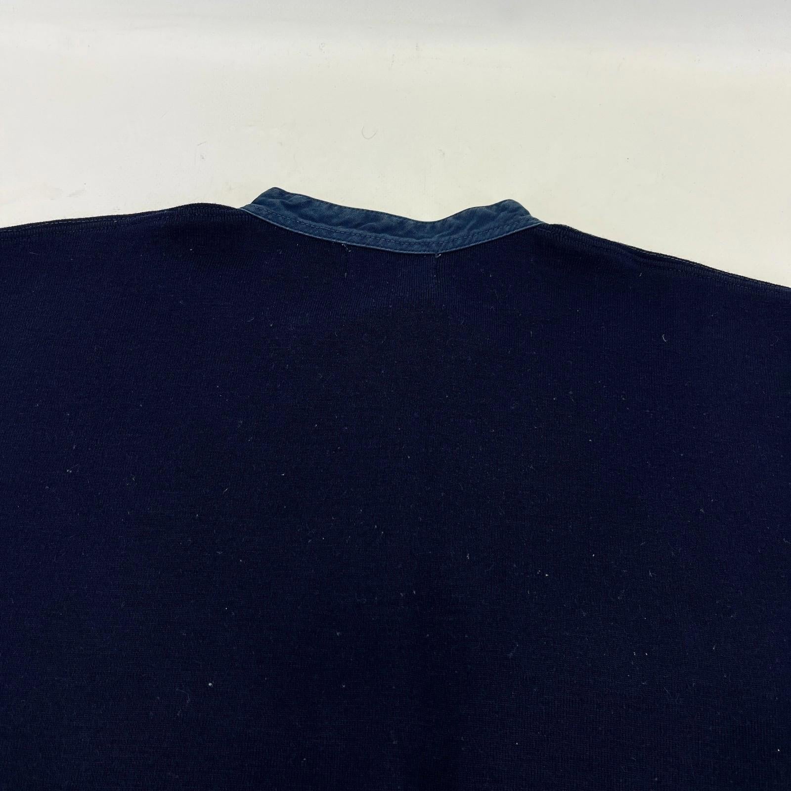 Paul & Shark Cotton Blend Jumper Men's size M in Navy Blue
