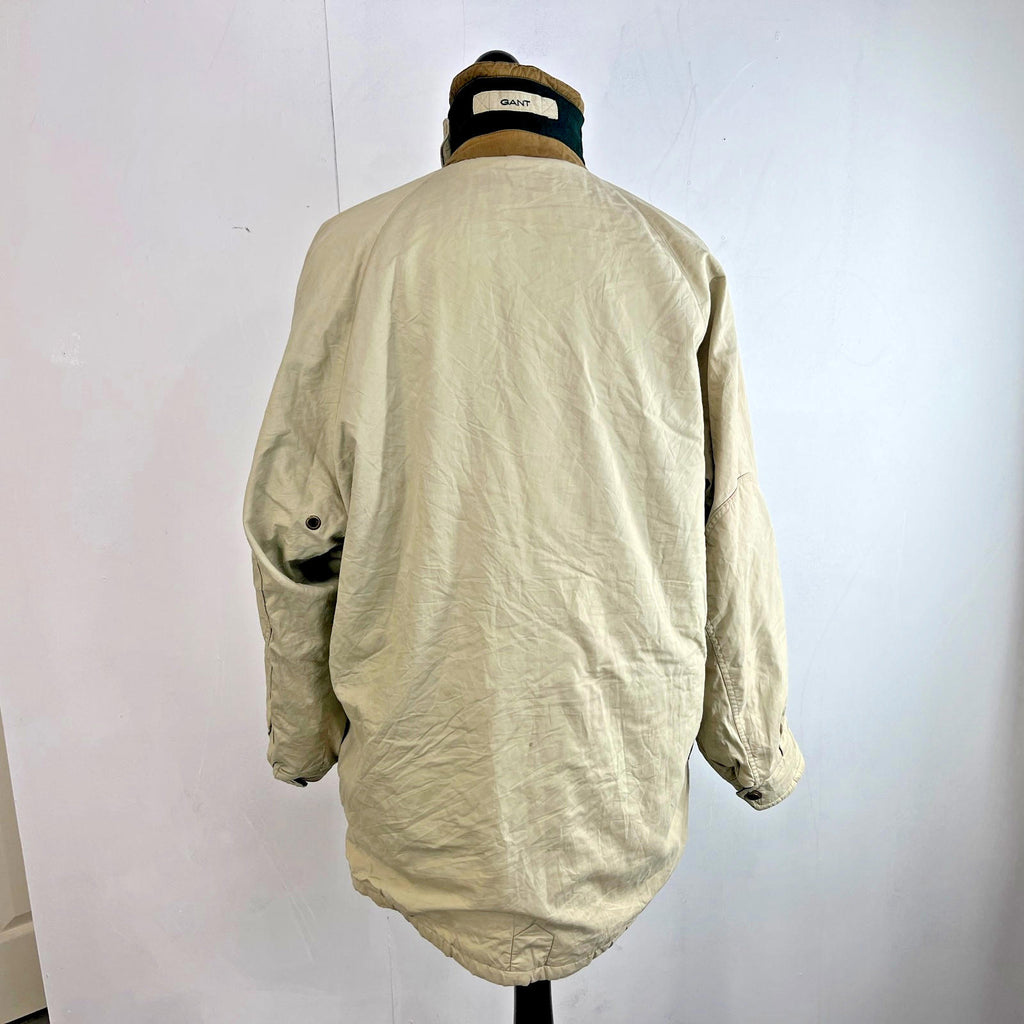 Gant "The Parka" Men's Casual Jacket Mid Length Beige Overcoat size M