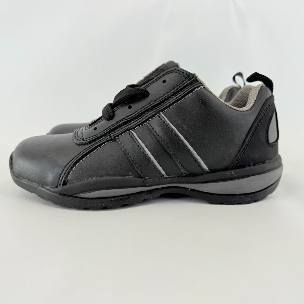 Grafters Leather Ankle Safety Boots Steel Toe Cap Lace Up Work Trainer UK size 3