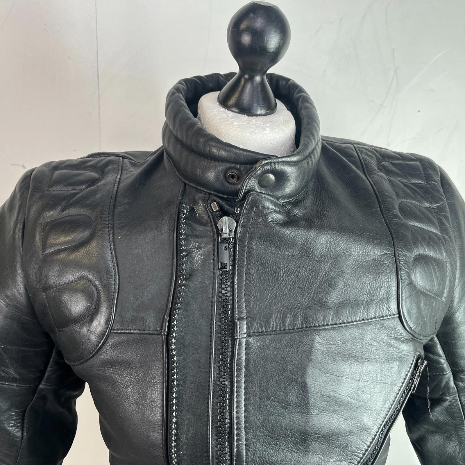 Buffalo Women's Motorcycle Biker Leather Jacket size 8 (Small) Thermal Lined