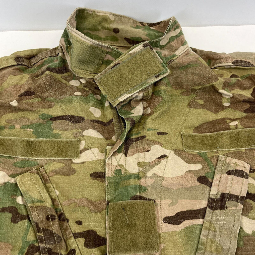 US Army Surplus Issue Woodland BDU Jacket Camo Combat Uniform size Small-Long