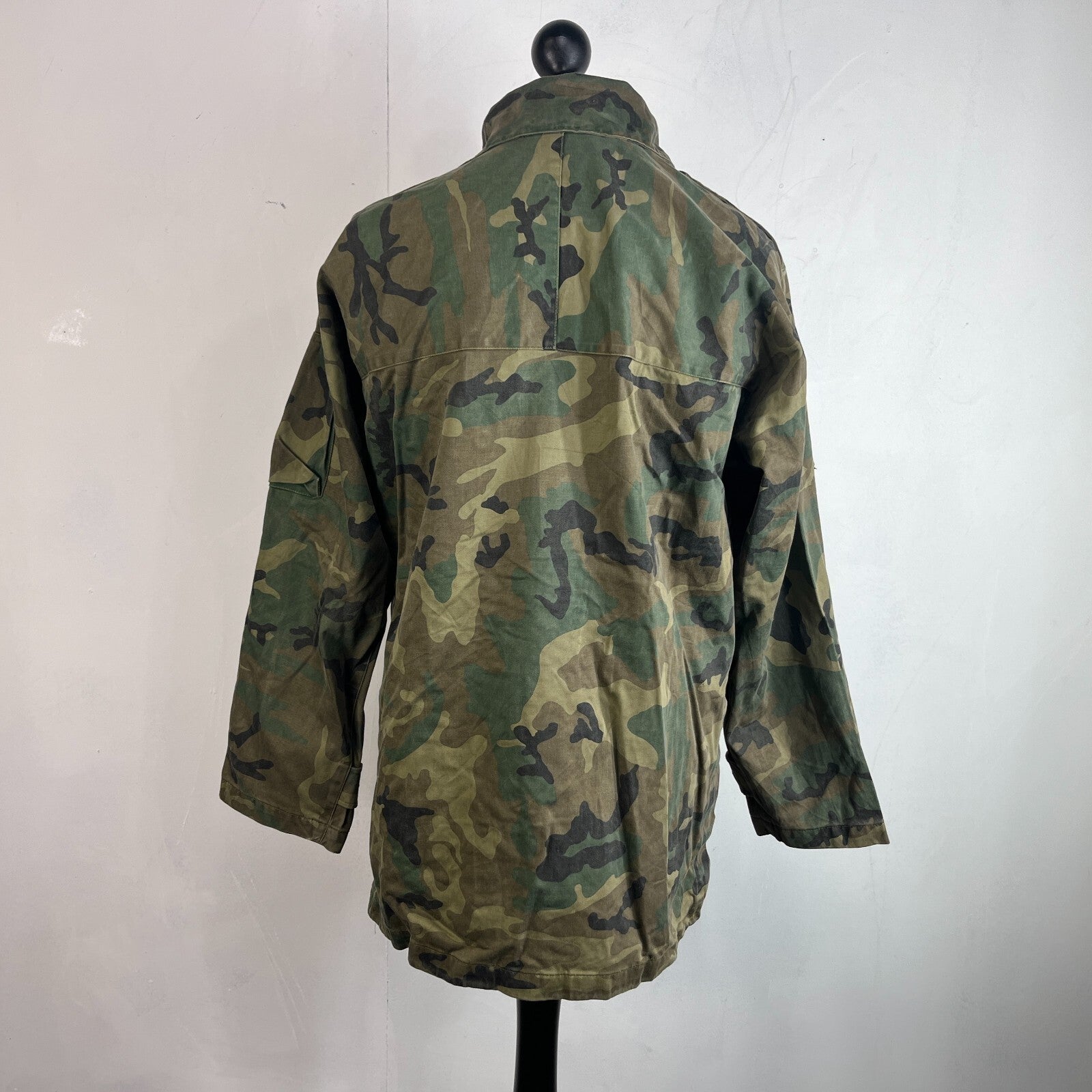 Spanish Military Army Issue Waterproof Combat Jacket Woodland Camouflage size L