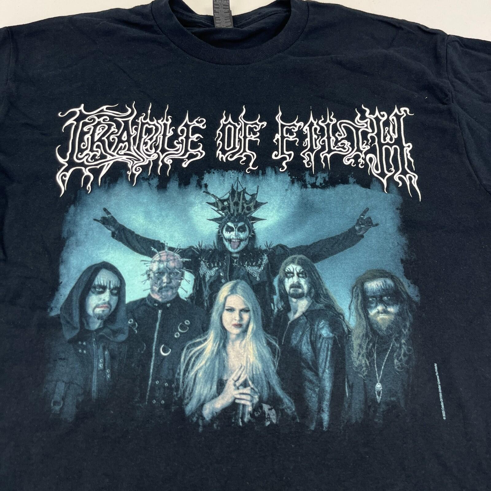 Cradle of Filth Summoned in Summer 2025 Tour T Shirt size Medium - NWOT