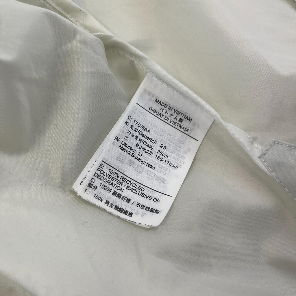 Adidas Marble Hooded Waterproof Jacket Bomber size M Full Zip in White - Rare