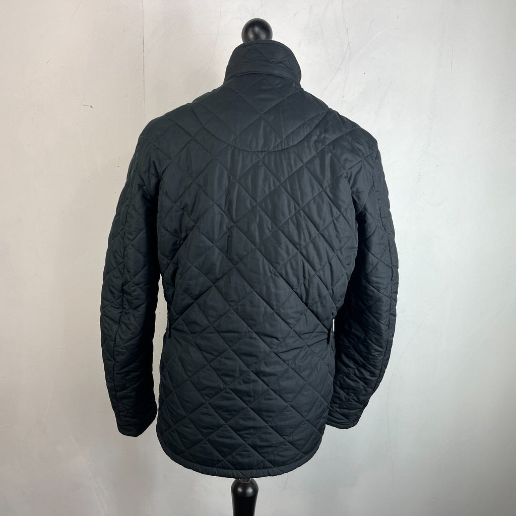 Barbour Chelsea Sportsquilt Jacket in Black Men's size Small