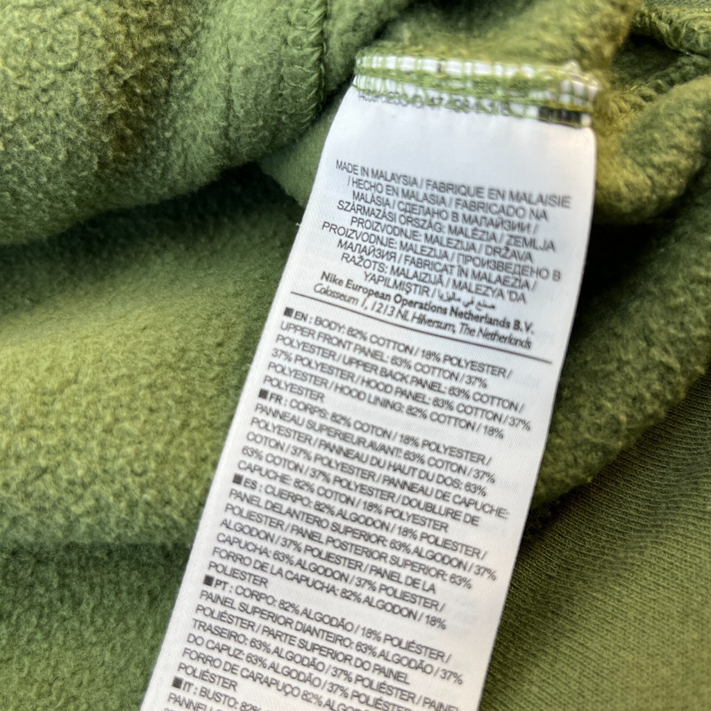 Nike Air Max Hoodie in Green Mens size Large with Kangaroo Pocket