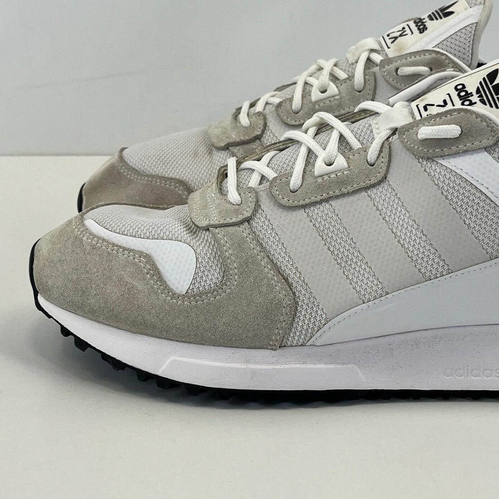 Adidas ZX 700 HD Trainers UK Men's size 12 White Mesh Running Shoes Gym Casual