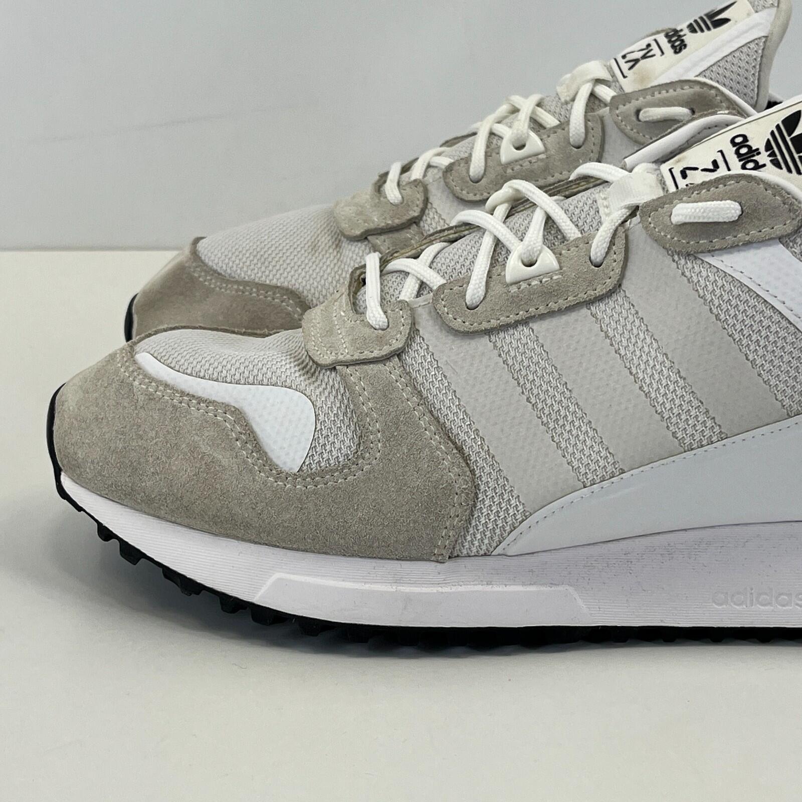 Adidas ZX 700 HD Trainers UK Men's size 12 White Mesh Running Shoes Gym Casual