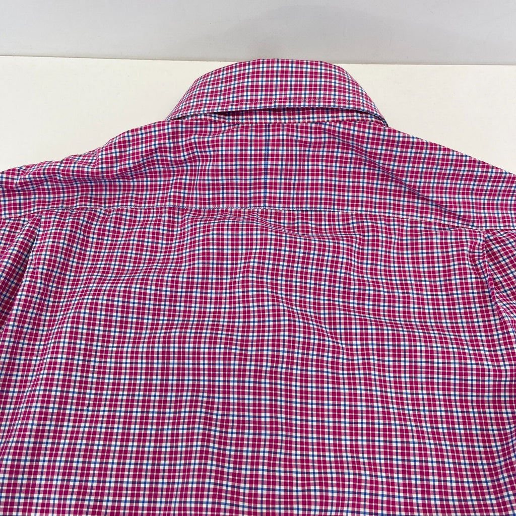 Polo Ralph Lauren Shirt Mens size M Red Check Cotton Button Up RL Pony