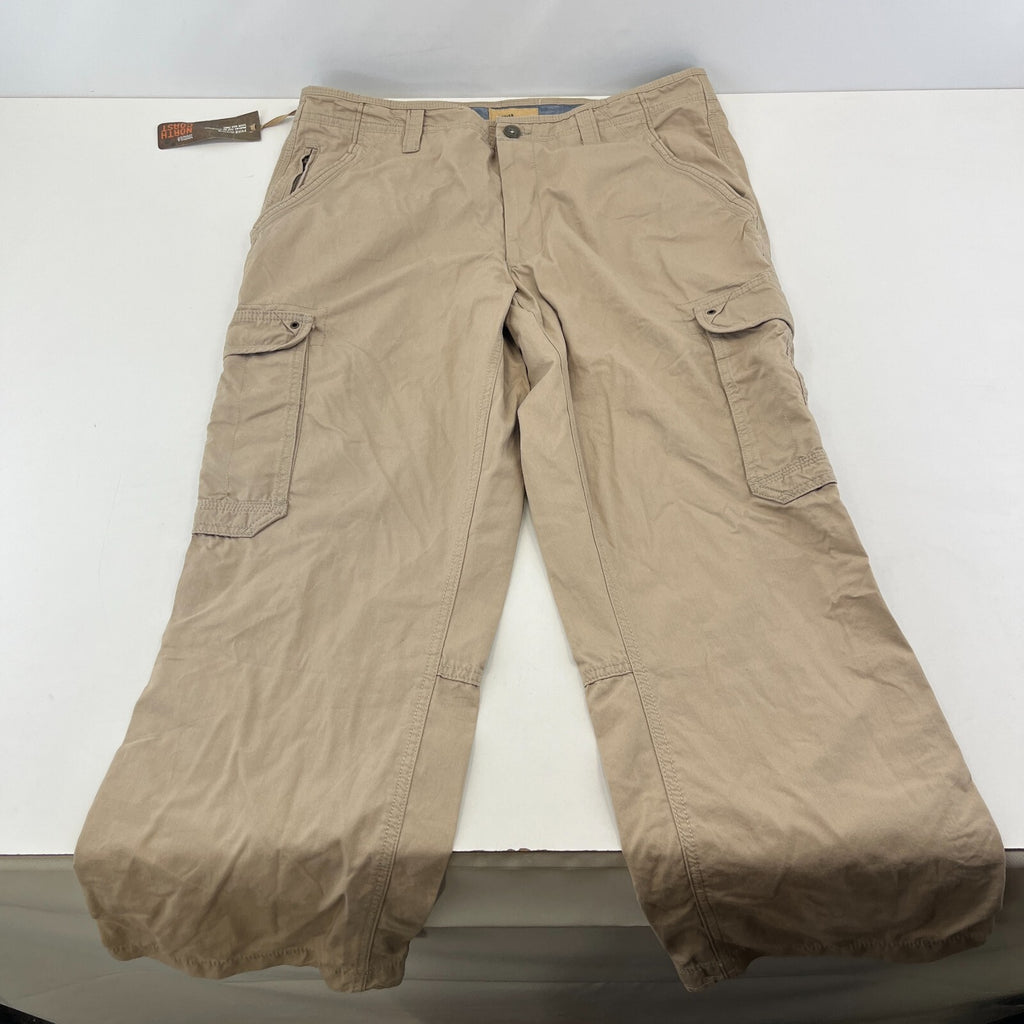 M&S North Coast Men's Beige Cargo Chino Jean Trousers W38" L31" Chinos