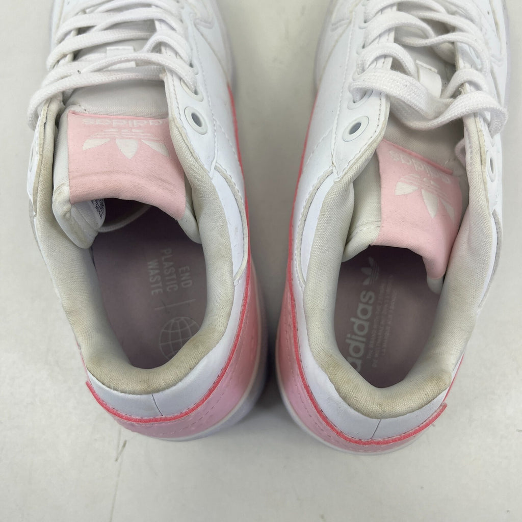 Adidas Forum Bold White & Baby Pink size UK 4 EU 36 2/3