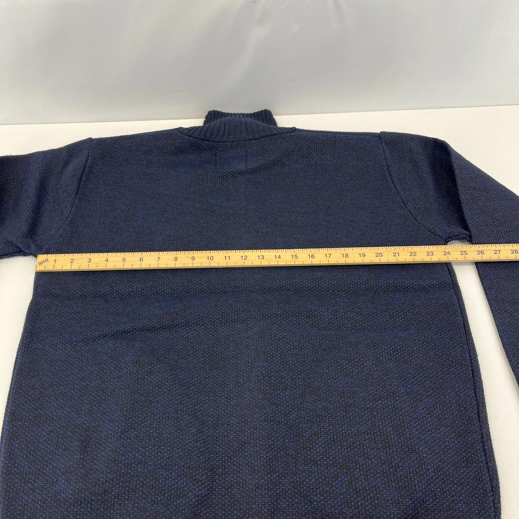 Raphael Valencino Thermal Fleece Lined Jacket Navy Blue Long Sleeve Mens XL  New