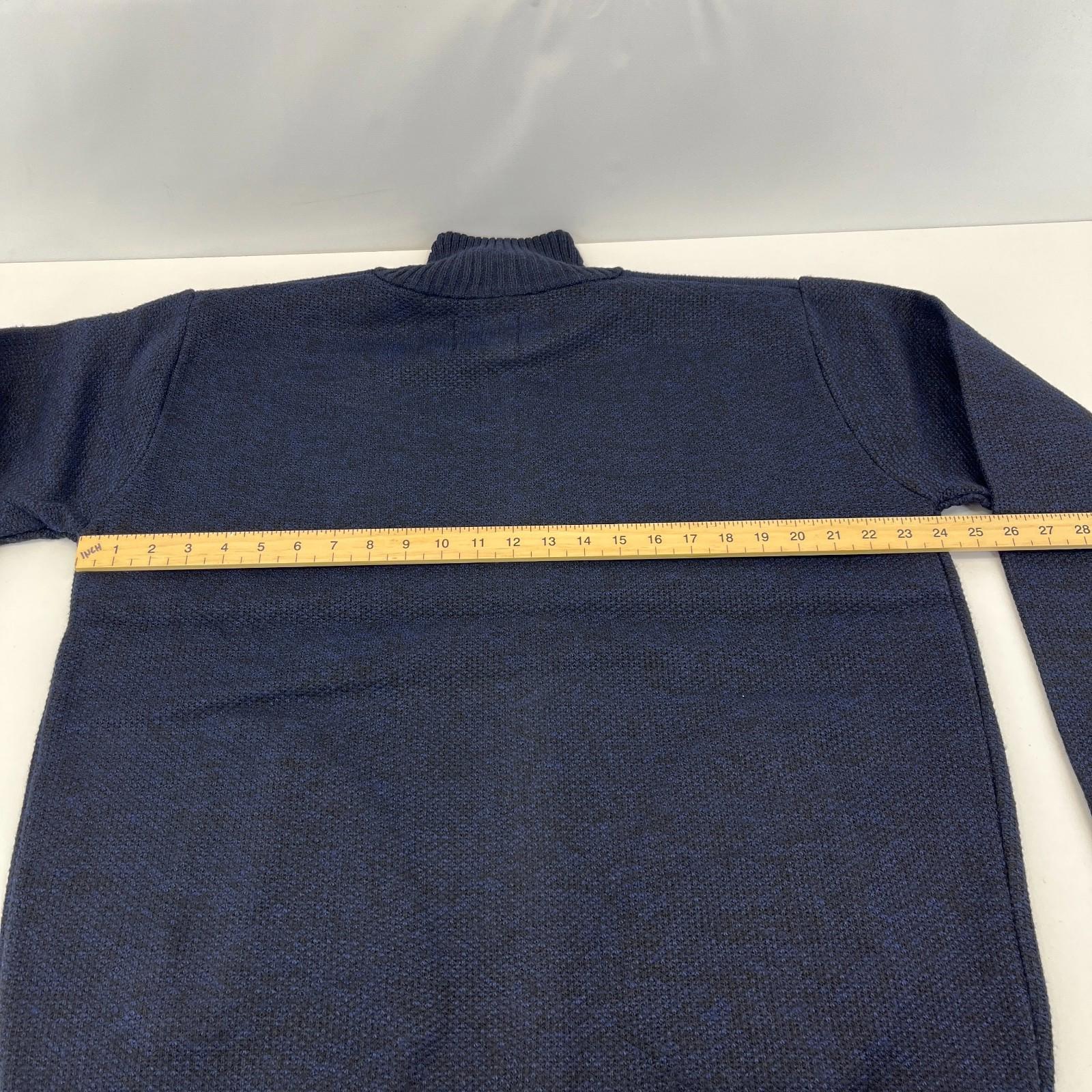 Raphael Valencino Thermal Fleece Lined Jacket Navy Blue Long Sleeve Mens XL  New