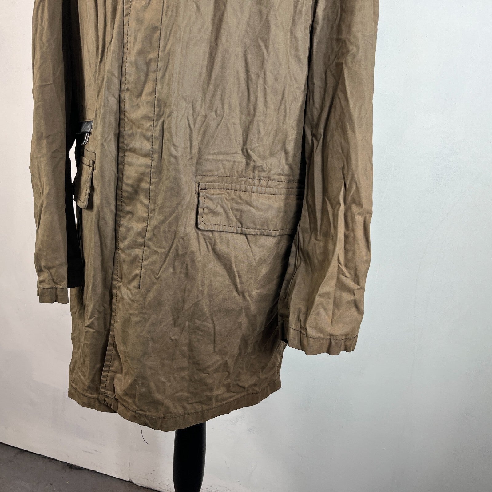 Marc O’Polo Mens Waxed Overcoat Jacket Wax Coat EU size 54 (UK Large)