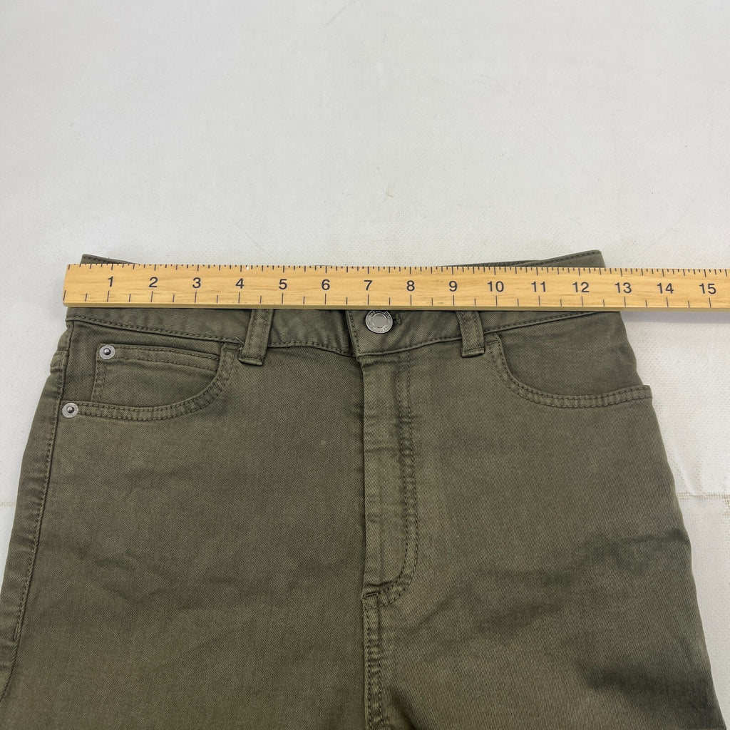 Marks & Spencer Khaki Green Super Skinny Jeans UK Women's size 8R - NWOT