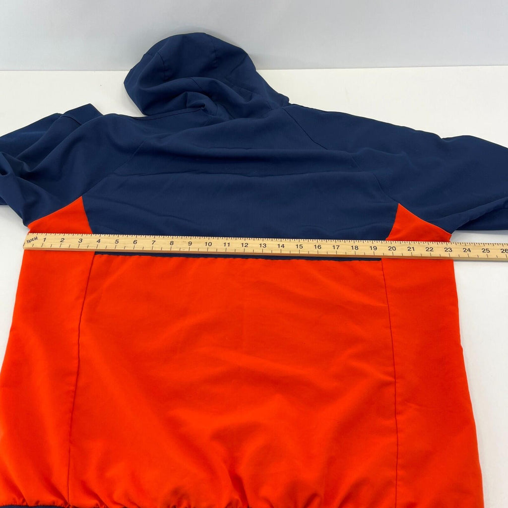 Adidas Middlesbrough FC Jacket size L Navy Blue & Orange Football Hooded Zip Up