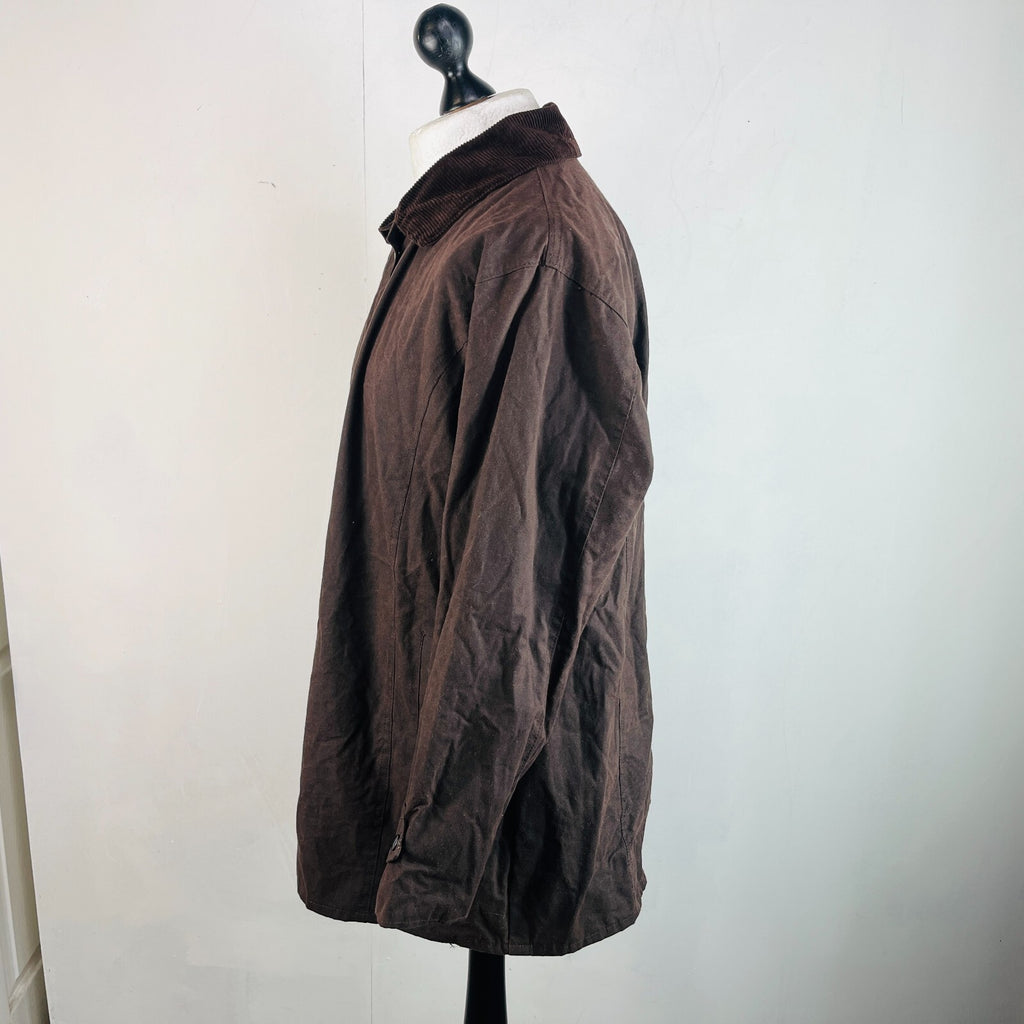 Greenbelt Women’s Wax Jacket in Brown size 2XL Waxed Cotton Coat
