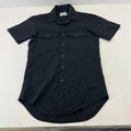 Patriot US Navy Dress Shirt in Black - US size Small Short Sleeve