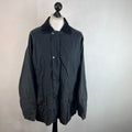 Jurgen Loesdau Wax Jacket in Black Waxed Cotton size 2XL