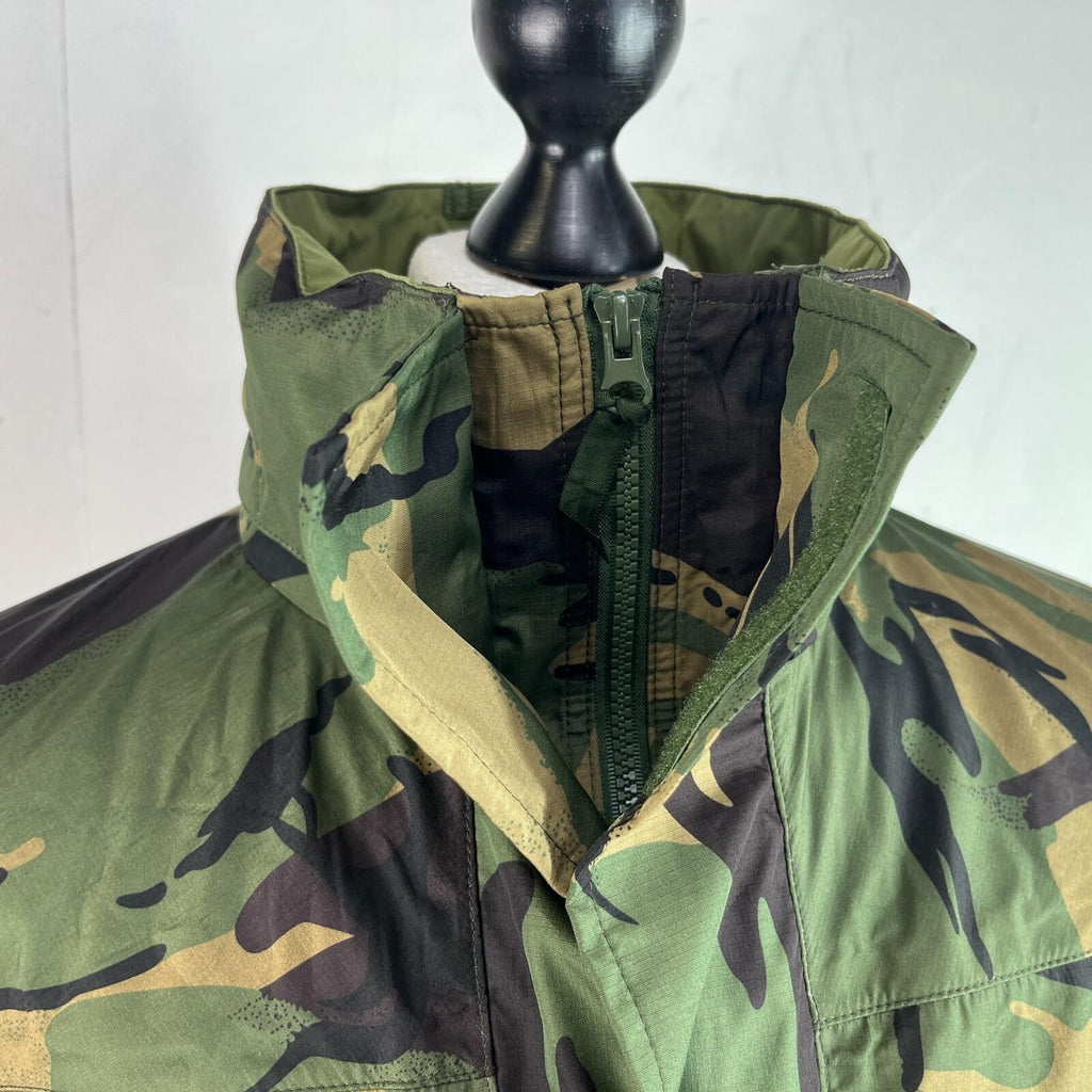 British DPM Camouflage Waterproof Camo Jacket Coat Hooded 180/104 Large