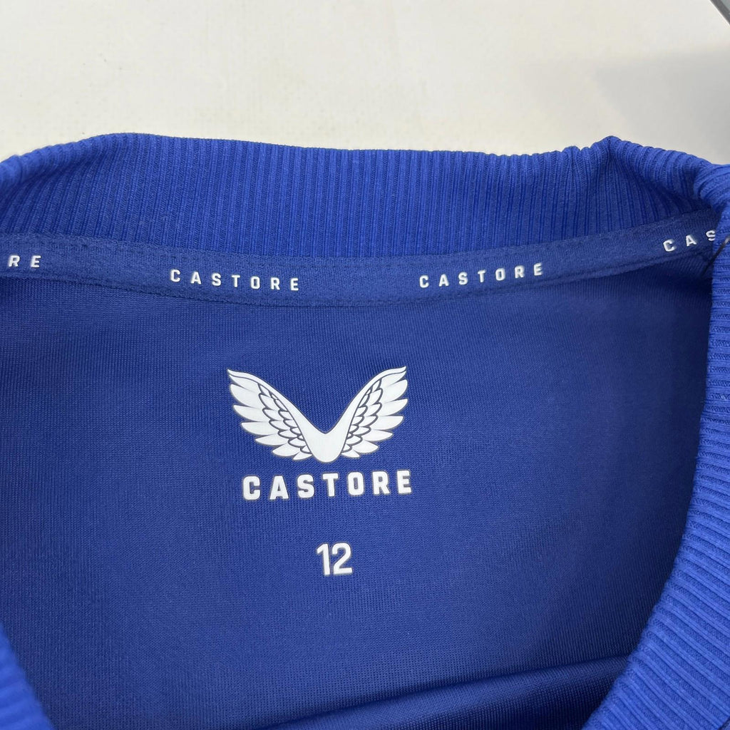 Castore Glasgow Rangers FC Football Matchday Sweatshirt Blue UK Women's size 12