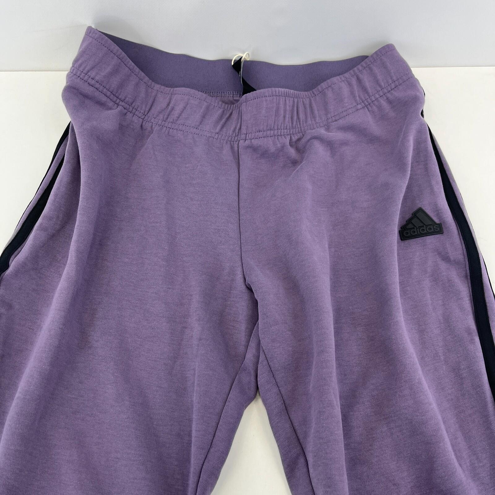 Adidas Women's Purple Jogging Pants Joggers Track Bottom size 12 (M) - New