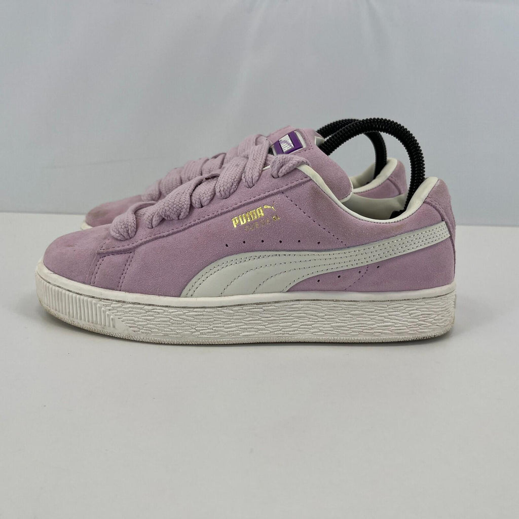 Puma Suede Leather XL with Wide Laces - Lilac Purple - UK size 5