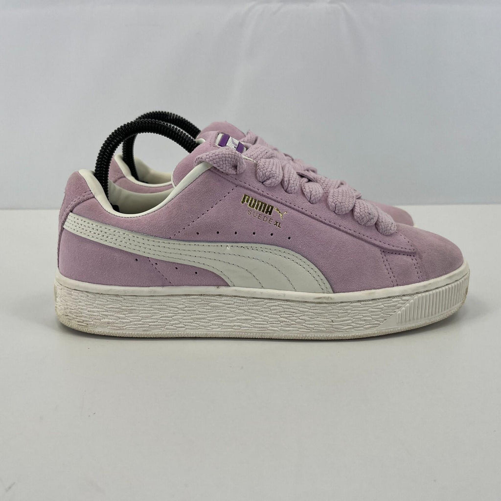 Puma Suede Leather XL with Wide Laces - Lilac Purple - UK size 5