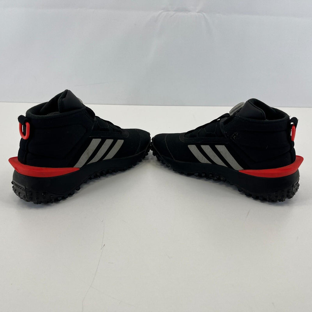 Adidas Fortatrail BOA High Top Trainers in Black & Red UK size 5 / EU 38