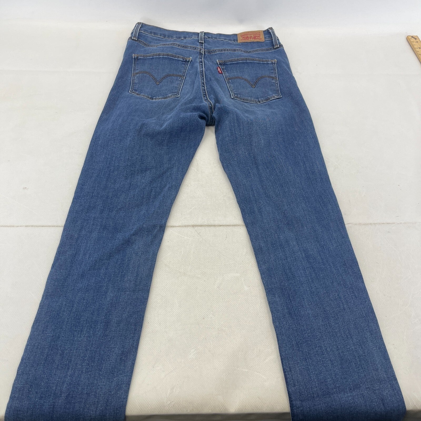 Levi's Slimming Skinny Stretch Jeans Women's W28" L32" Mid Blue Denim